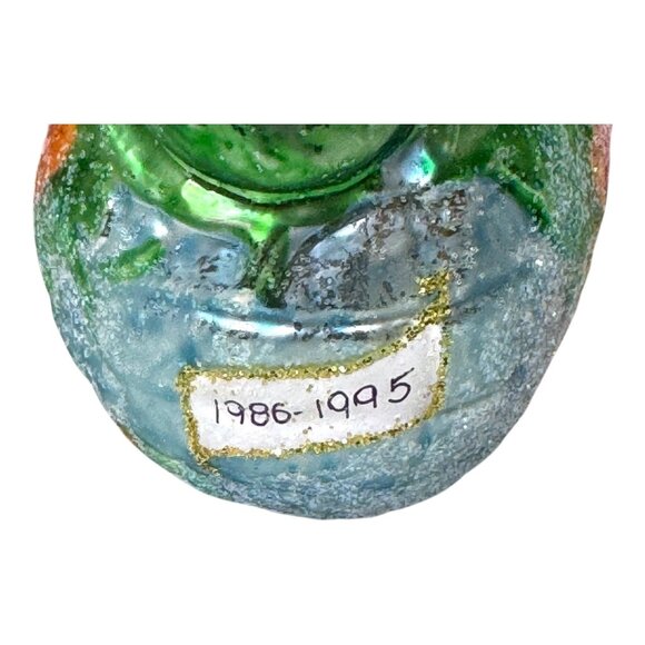 Radko ON TOP OF THE WORLD Santa Claus w/ Boys GIrls Scroll Christmas Ornament 95 - Picture 8 of 9